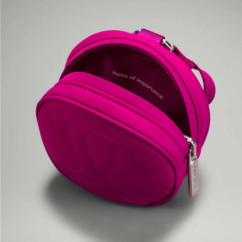 🆕🩷 Lululemon Logo Coin Purse Ripe Raspberry - Picture 6 of 6